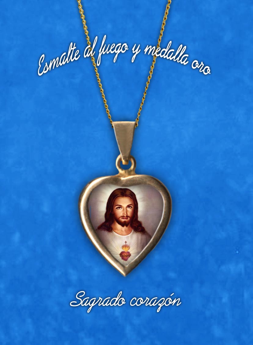 Joya Esmalte al Fuego Sagrado Corazon